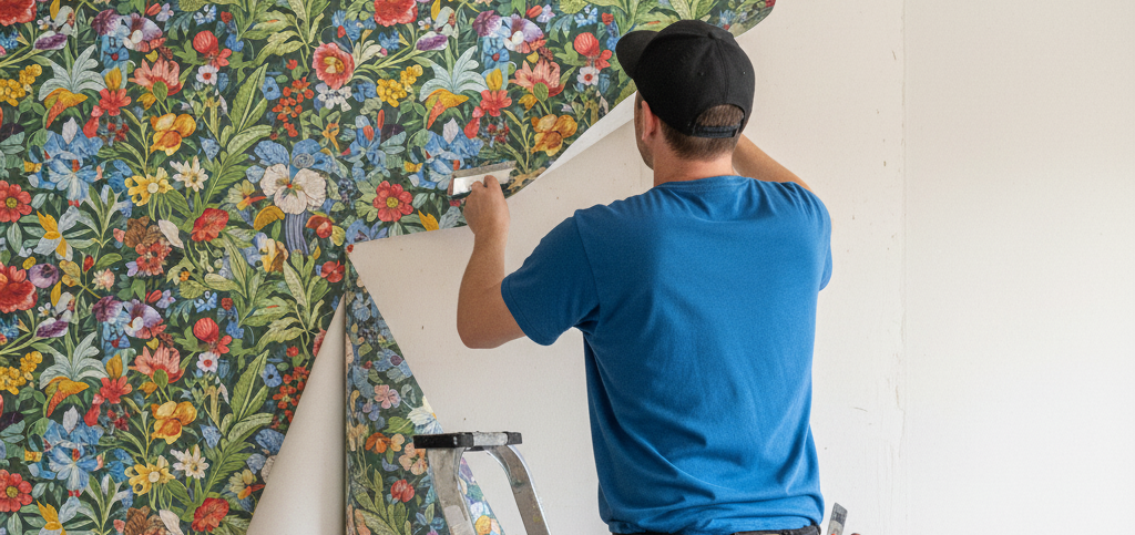 Professional wallpaper removal service